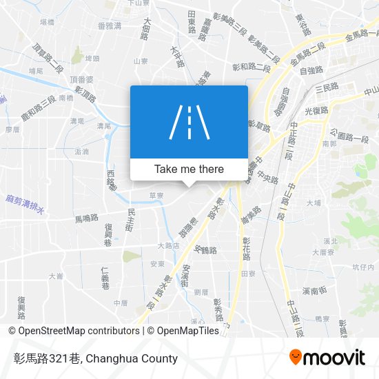 彰馬路321巷地圖