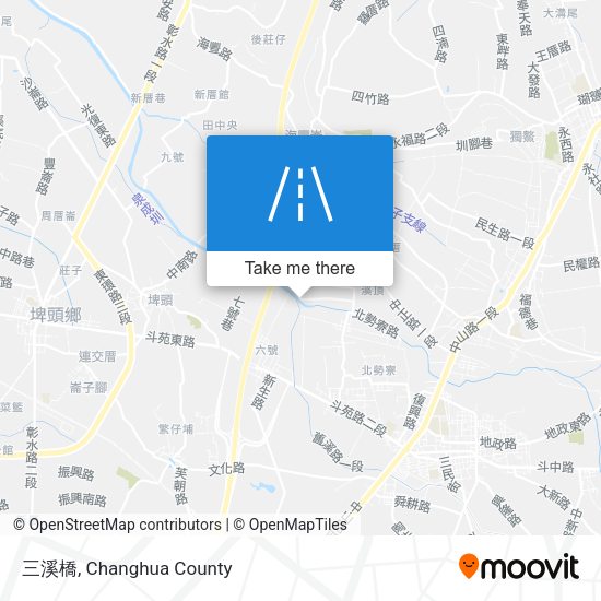 三溪橋地圖