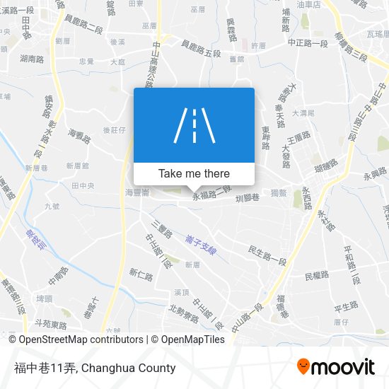 福中巷11弄 map