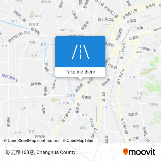 彰鹿路168巷 map