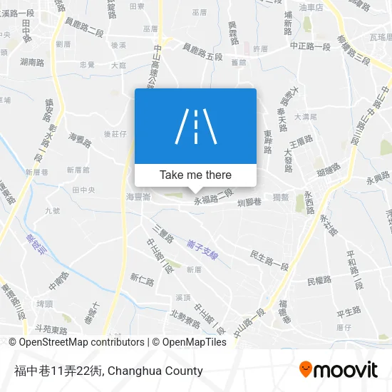福中巷11弄22衖地圖