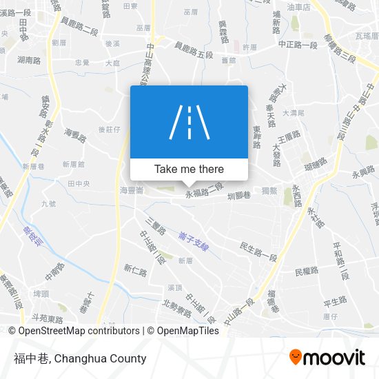 福中巷 map