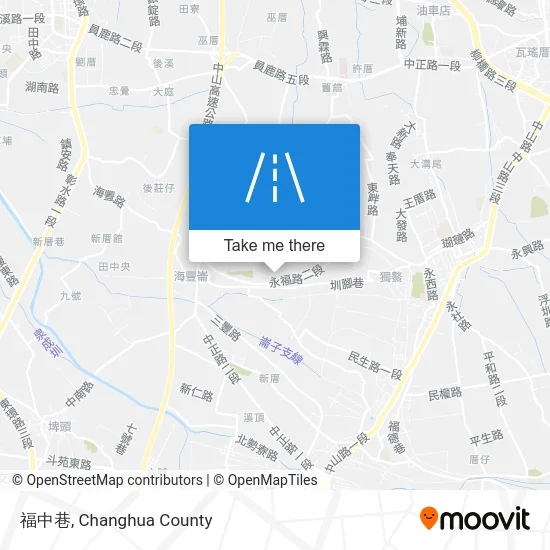 福中巷 map