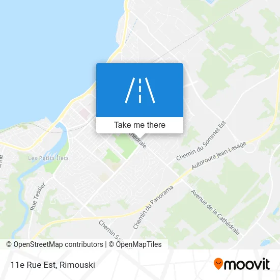 11e Rue Est map