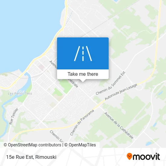 15e Rue Est map