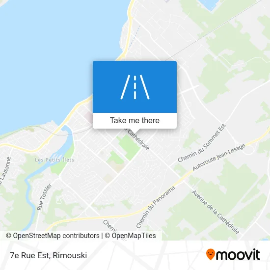 7e Rue Est map