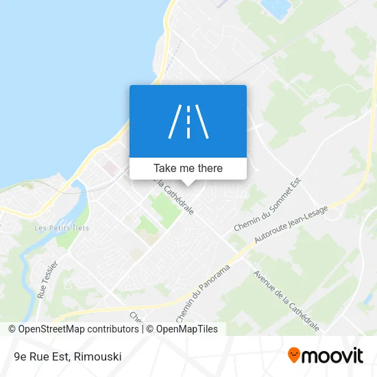 9e Rue Est map