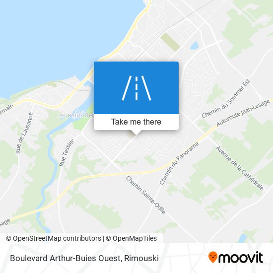 Boulevard Arthur-Buies Ouest map