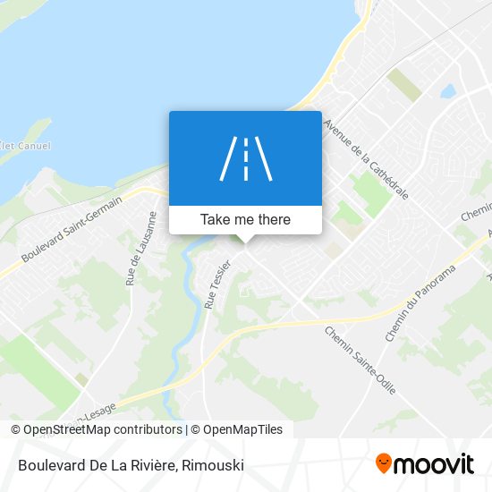 Boulevard De La Rivière map