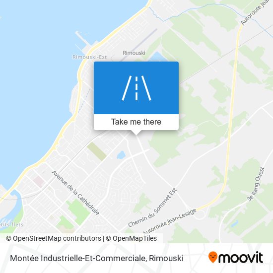 Montée Industrielle-Et-Commerciale map