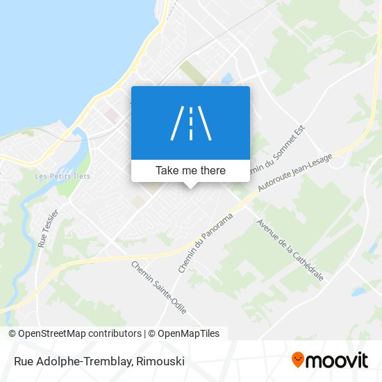 Rue Adolphe-Tremblay map