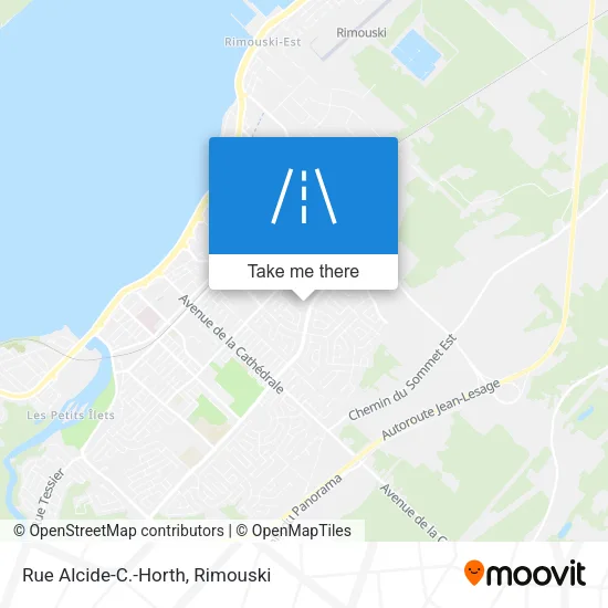 Rue Alcide-C.-Horth map