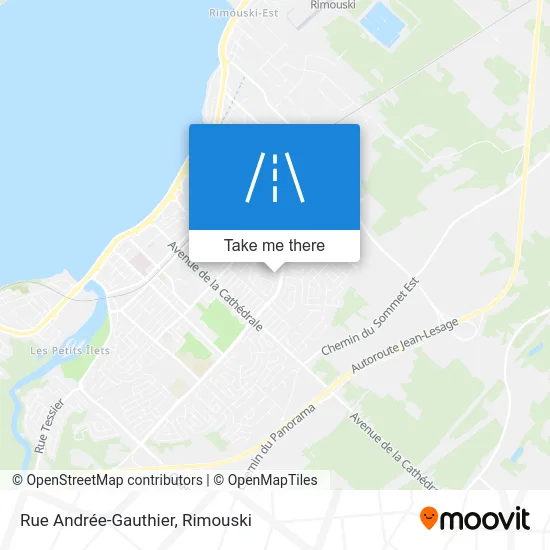 Rue Andrée-Gauthier map