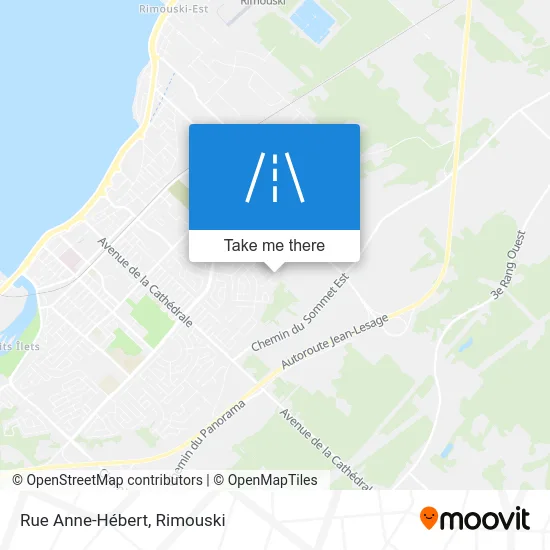 Rue Anne-Hébert map