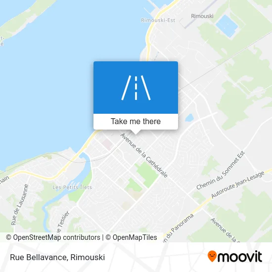 Rue Bellavance map