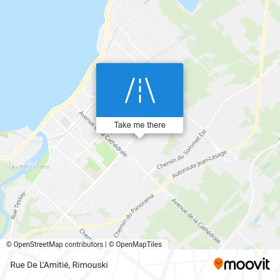 Rue De L'Amitié map