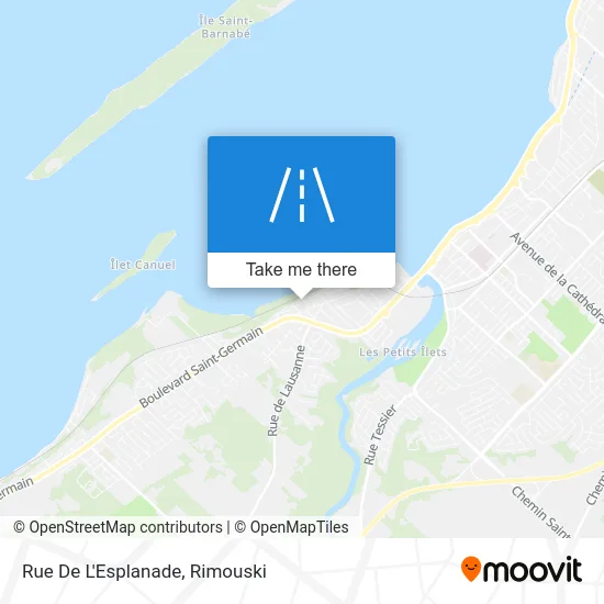 Rue De L'Esplanade map