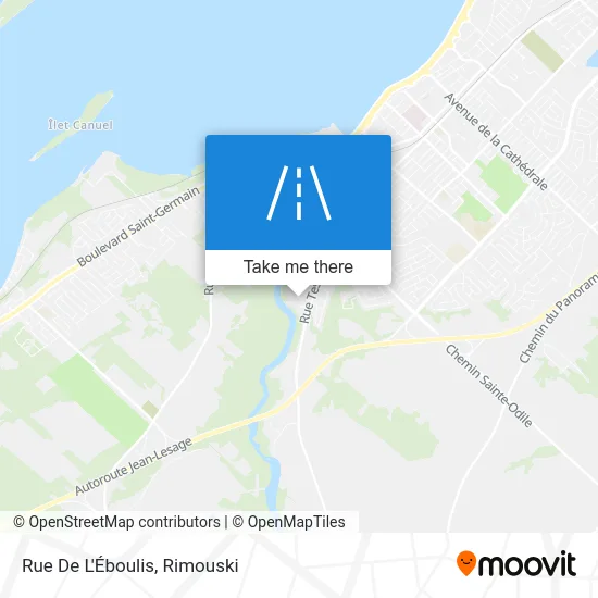 Rue De L'Éboulis map