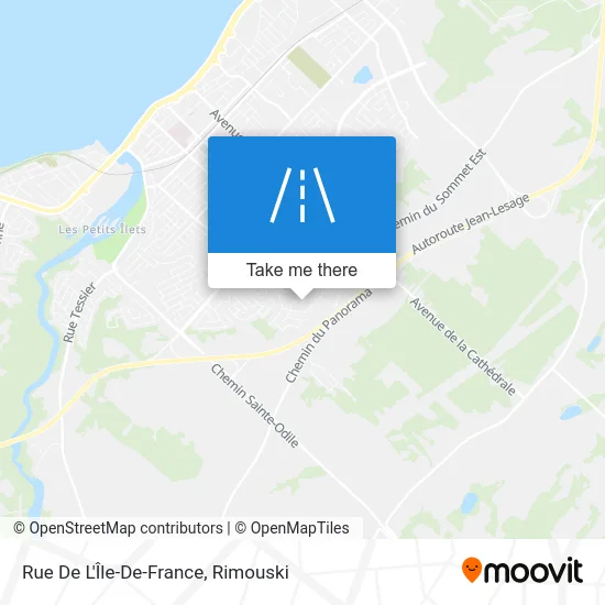 Rue De L'Île-De-France map