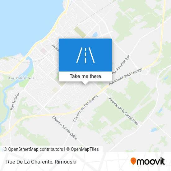 Rue De La Charente map