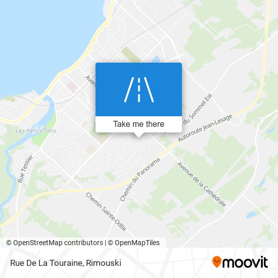 Rue De La Touraine map