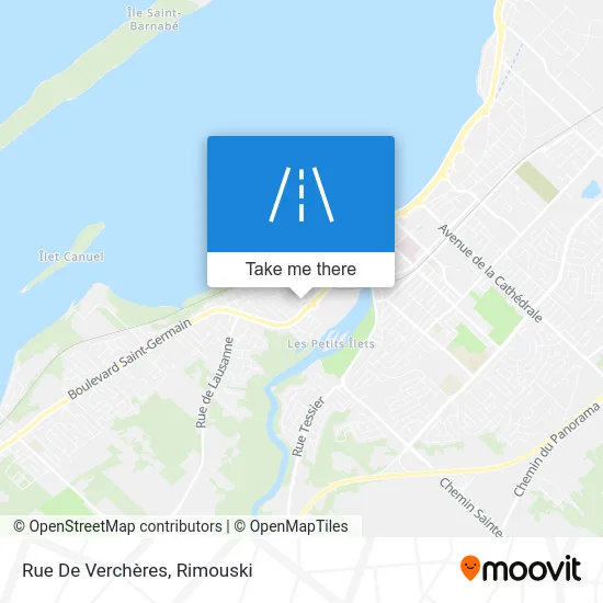 Rue De Verchères map