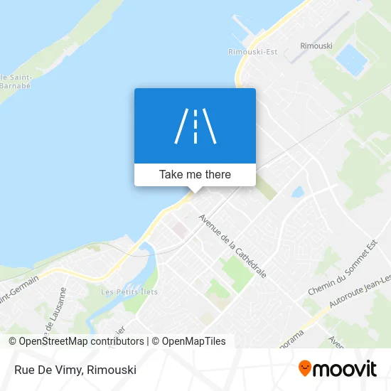 Rue De Vimy map