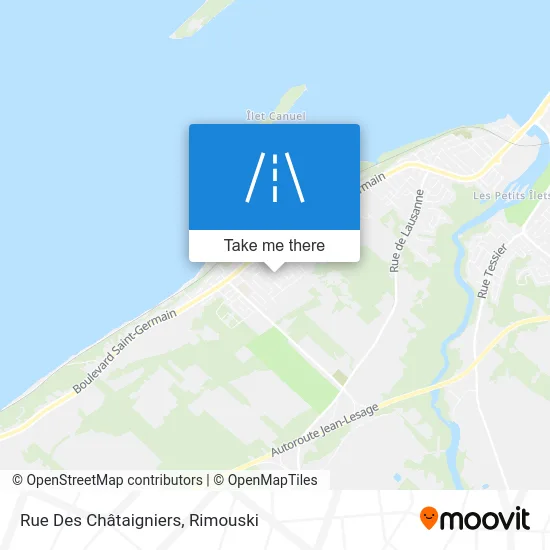 Rue Des Châtaigniers map