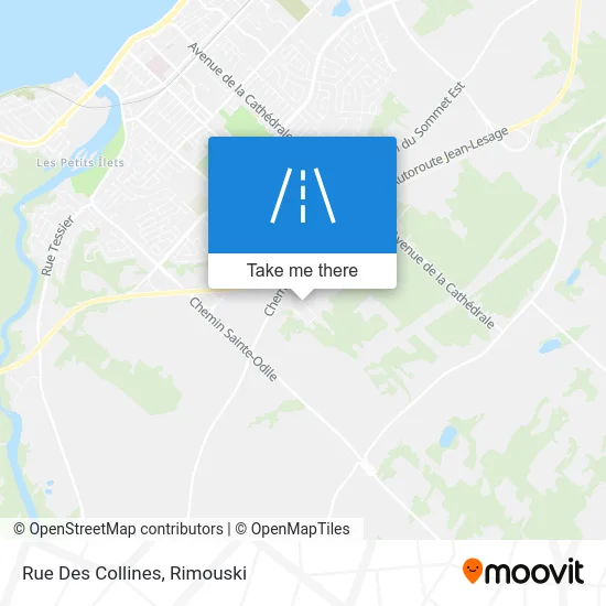 Rue Des Collines map