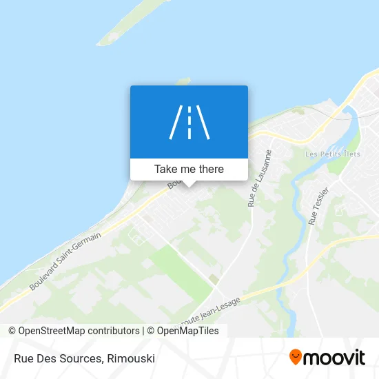 Rue Des Sources map