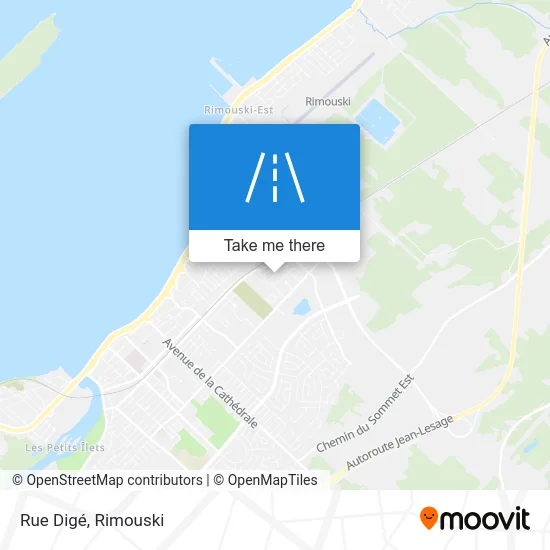 Rue Digé map