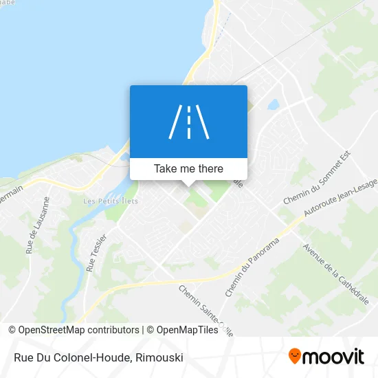 Rue Du Colonel-Houde map