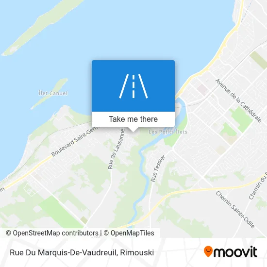 Rue Du Marquis-De-Vaudreuil map