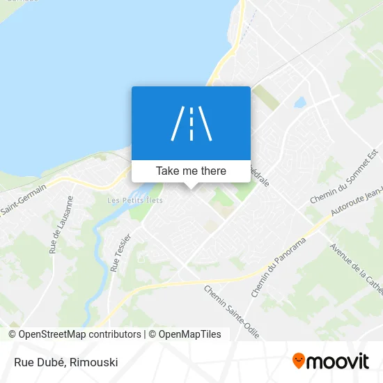 Rue Dubé map