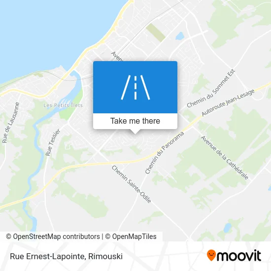 Rue Ernest-Lapointe map
