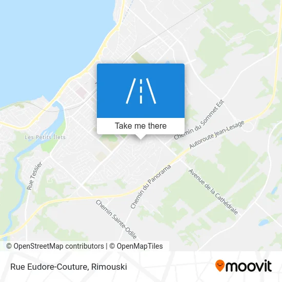 Rue Eudore-Couture map