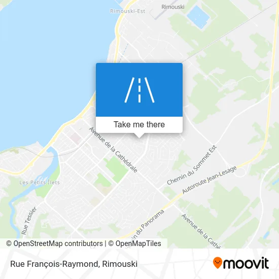 Rue François-Raymond map