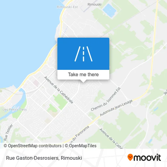 Rue Gaston-Desrosiers map