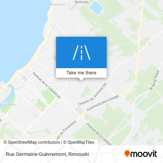 Rue Germaine-Guèvremont map