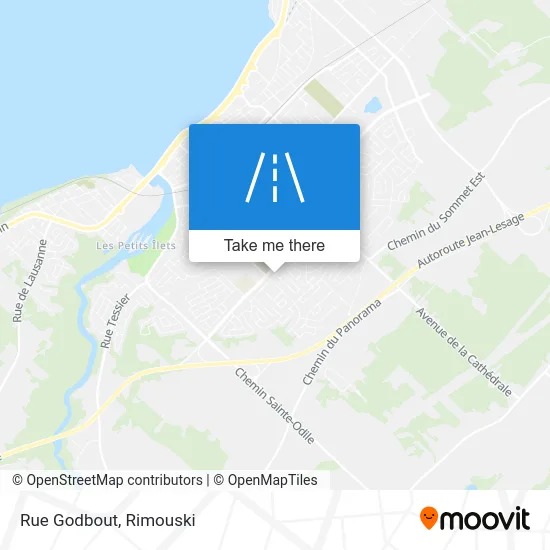 Rue Godbout map