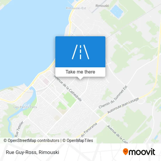 Rue Guy-Ross map