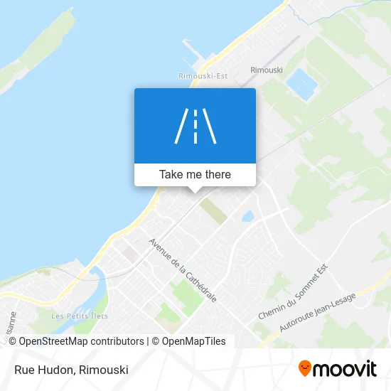 Rue Hudon map