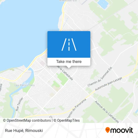Rue Hupé map