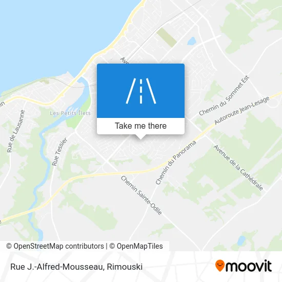Rue J.-Alfred-Mousseau map