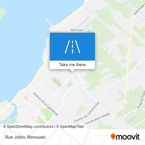 Rue Jobin map
