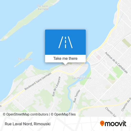 Rue Laval Nord map