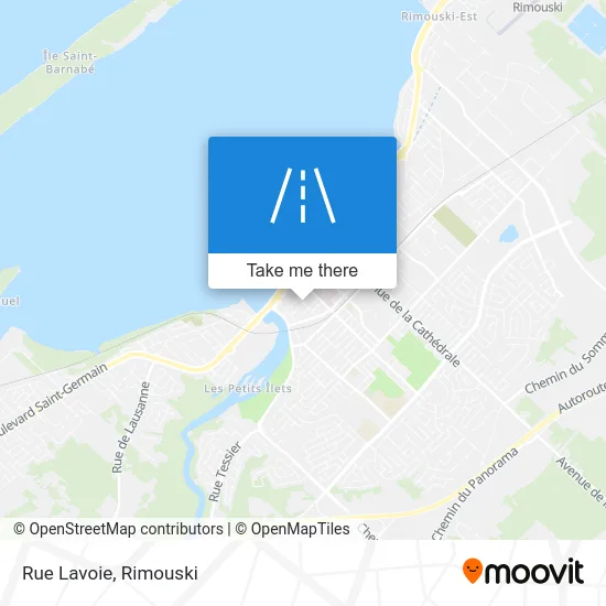 Rue Lavoie map
