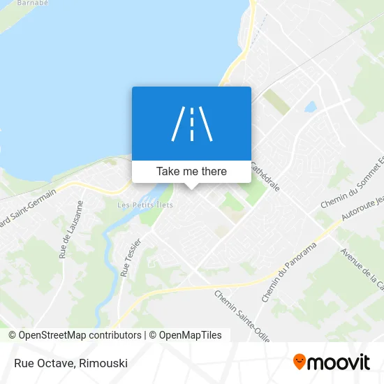 Rue Octave map