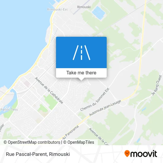 Rue Pascal-Parent map