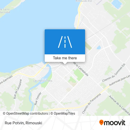Rue Potvin map